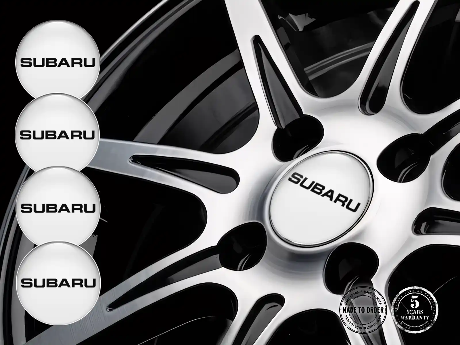 Subaru Aufkleber Dome Edition Individuelle Harzplaketten